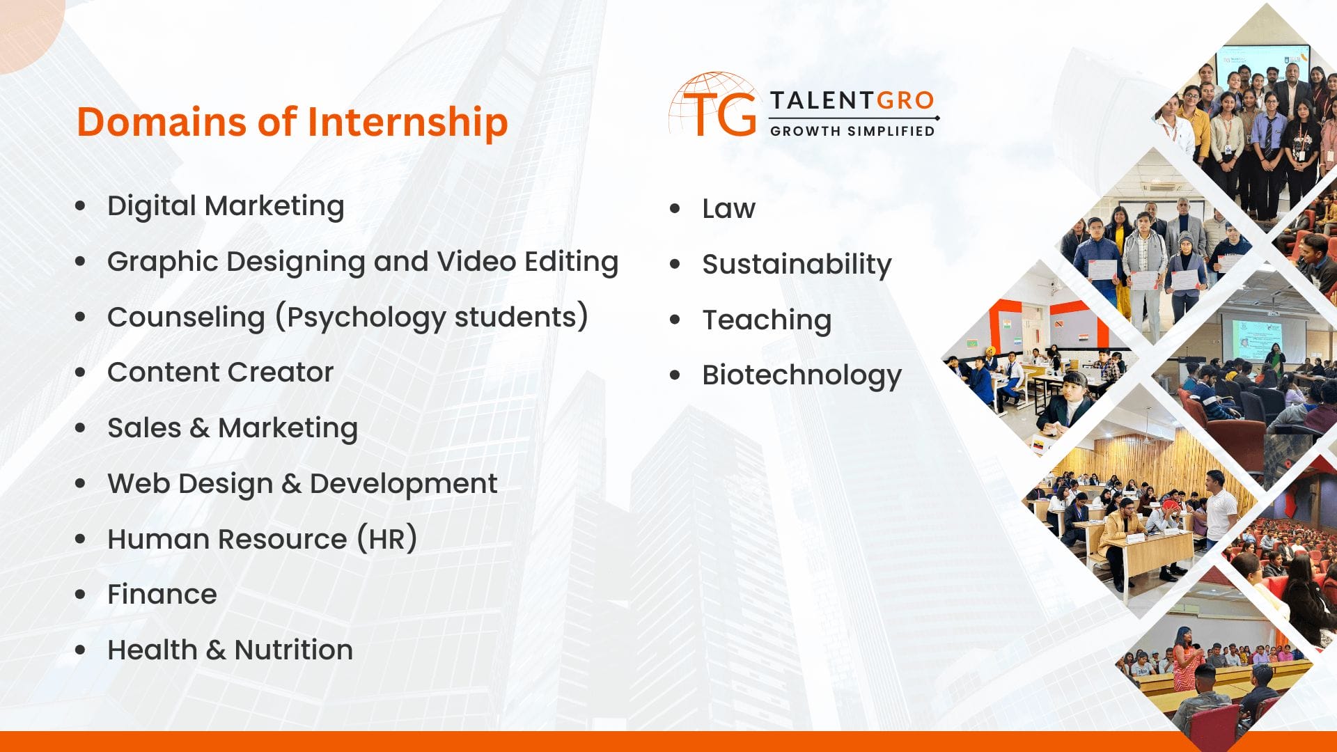 Talentgro Internship Introduction - Talentgro Global