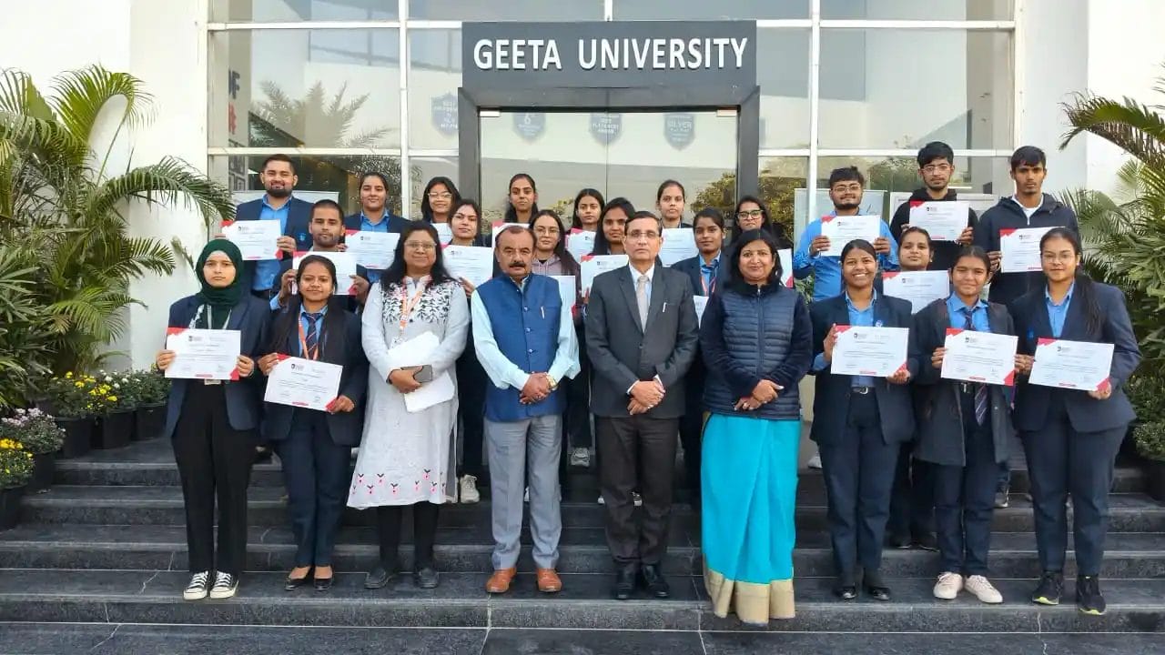 Geeta University Students Certification By Talentgro - Talentgro Global
